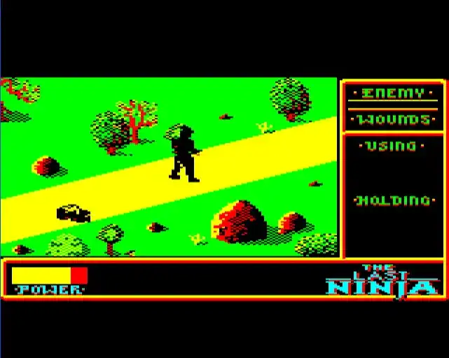 The Last Ninja - one of the early conversions Last Ninja screenshot