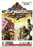 The Exile Box cover - I asked Richard Hanson whether this picture shows someone wilfully gunning down some software pirates, and he assured me it doesn't Exile cover
